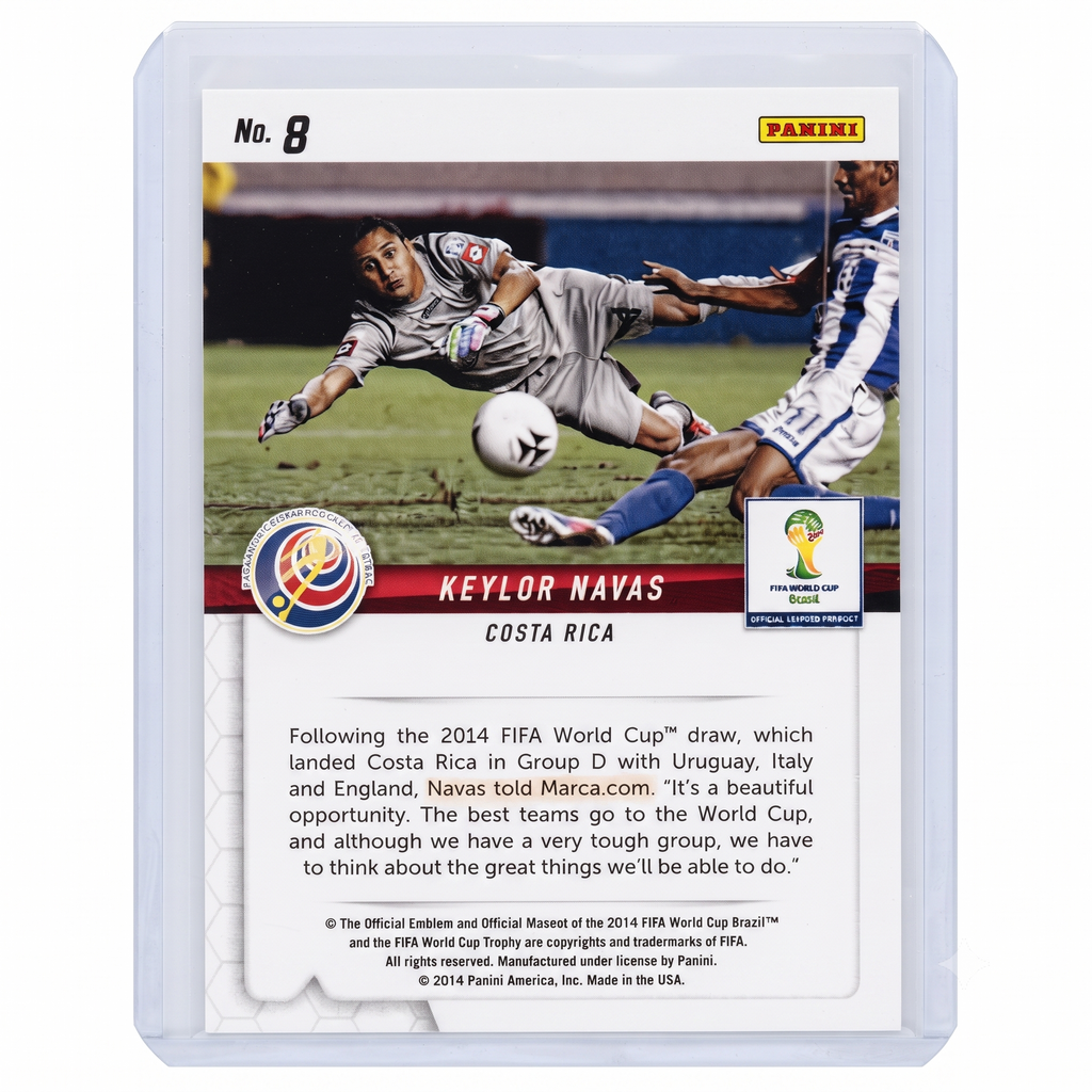 2014 Panini Prizm FWC Keylor Navas Guardians #8