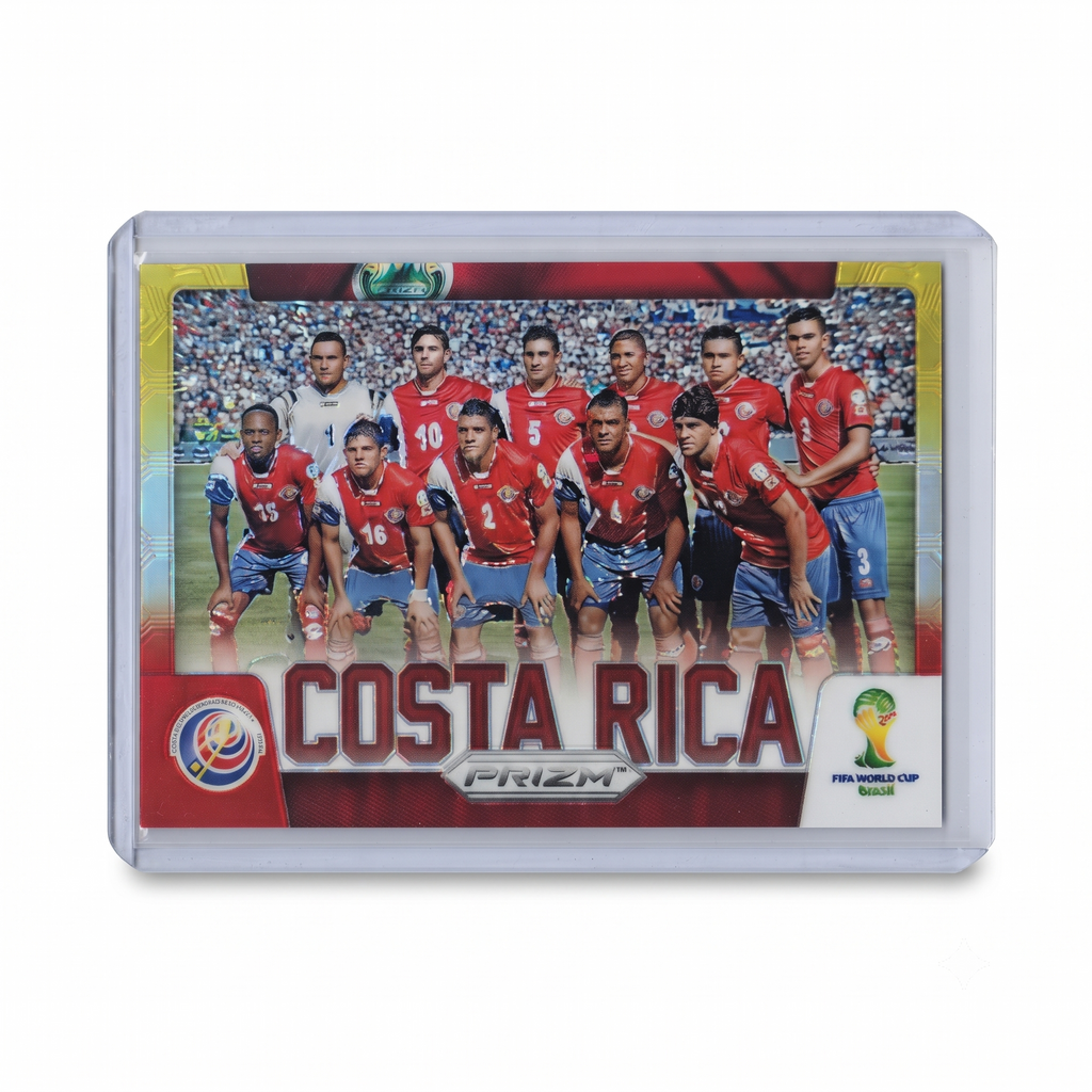 2014 Panini Prizm FWC Seleccion de Costa Rica Yellow & Red Prizm #10