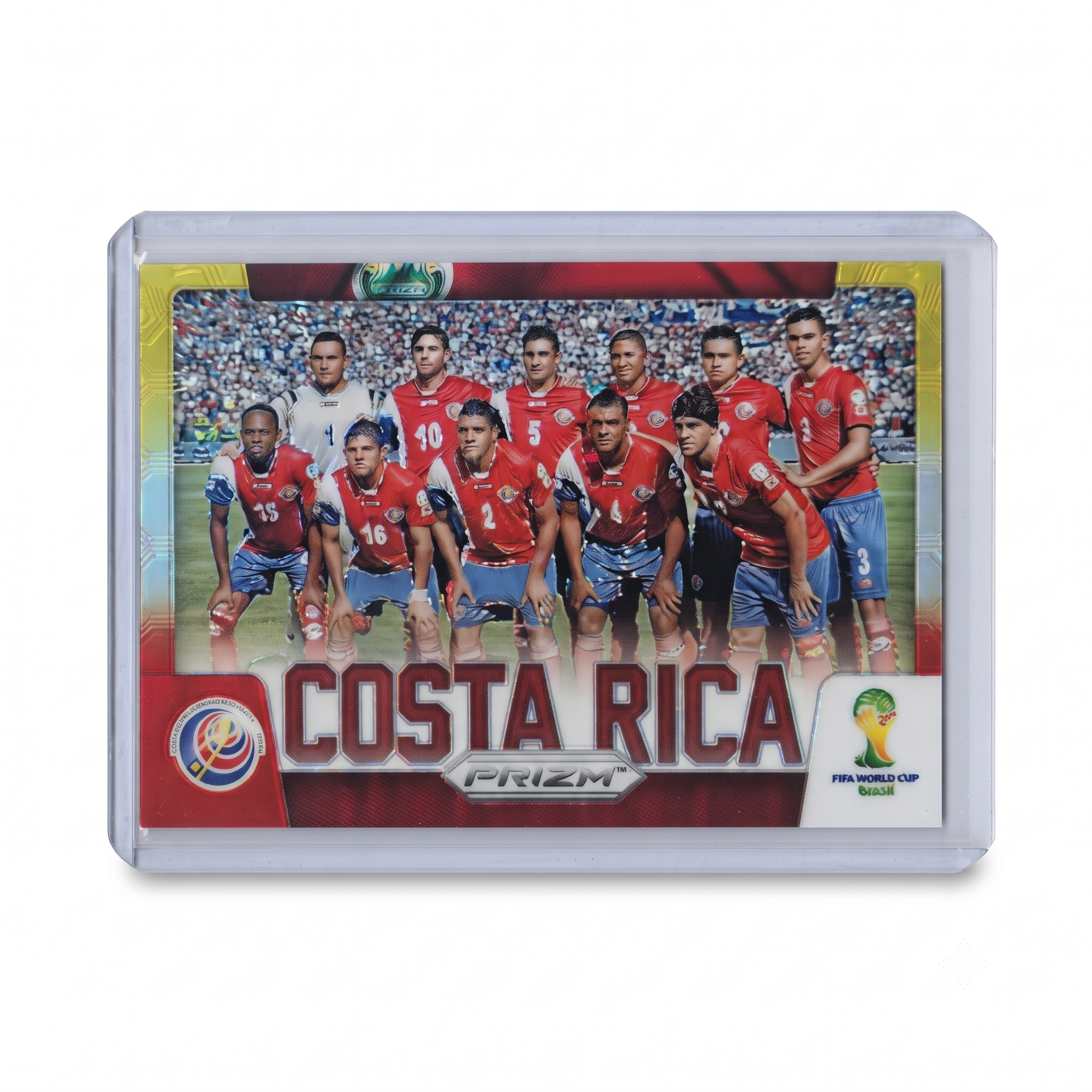2014 Panini Prizm FWC Seleccion de Costa Rica Yellow & Red Prizm #10