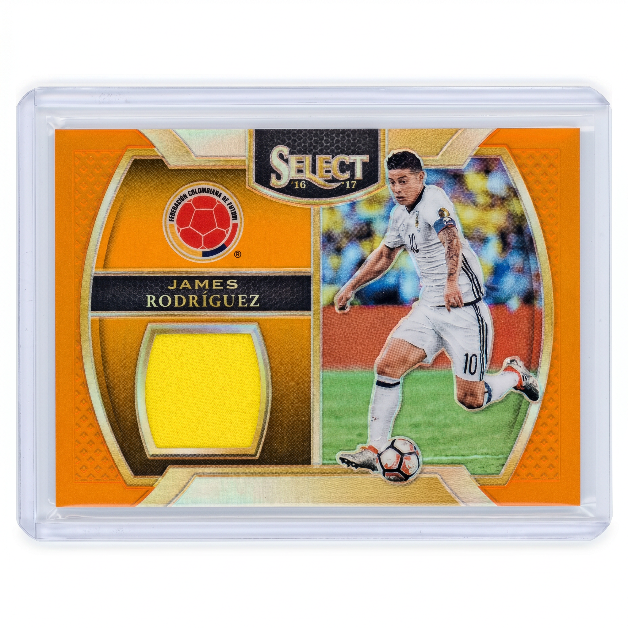 16-17 PANINI SELECT James Rodriguez Orange Jersey Patch 33/75 M-JR