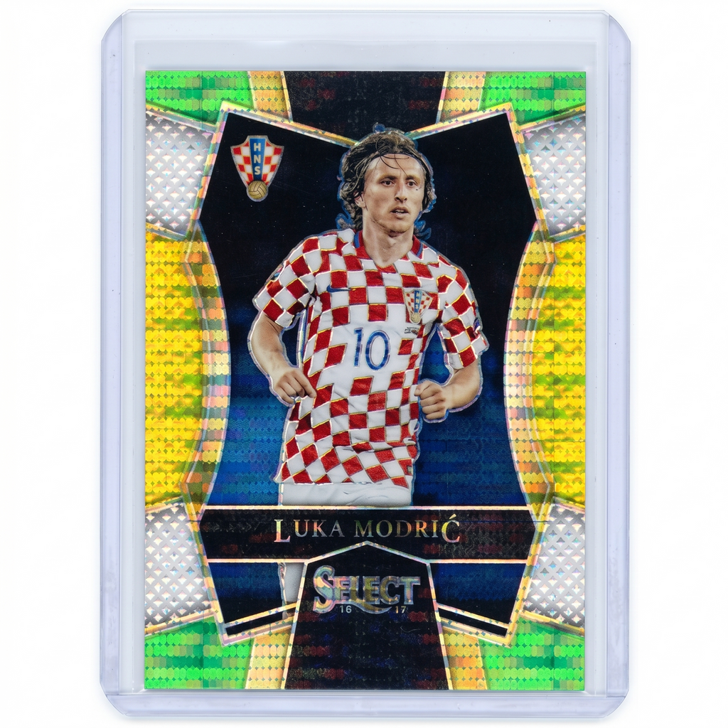 2016-17 Panini Select Luka Modric Multi Color Mezzanine #118