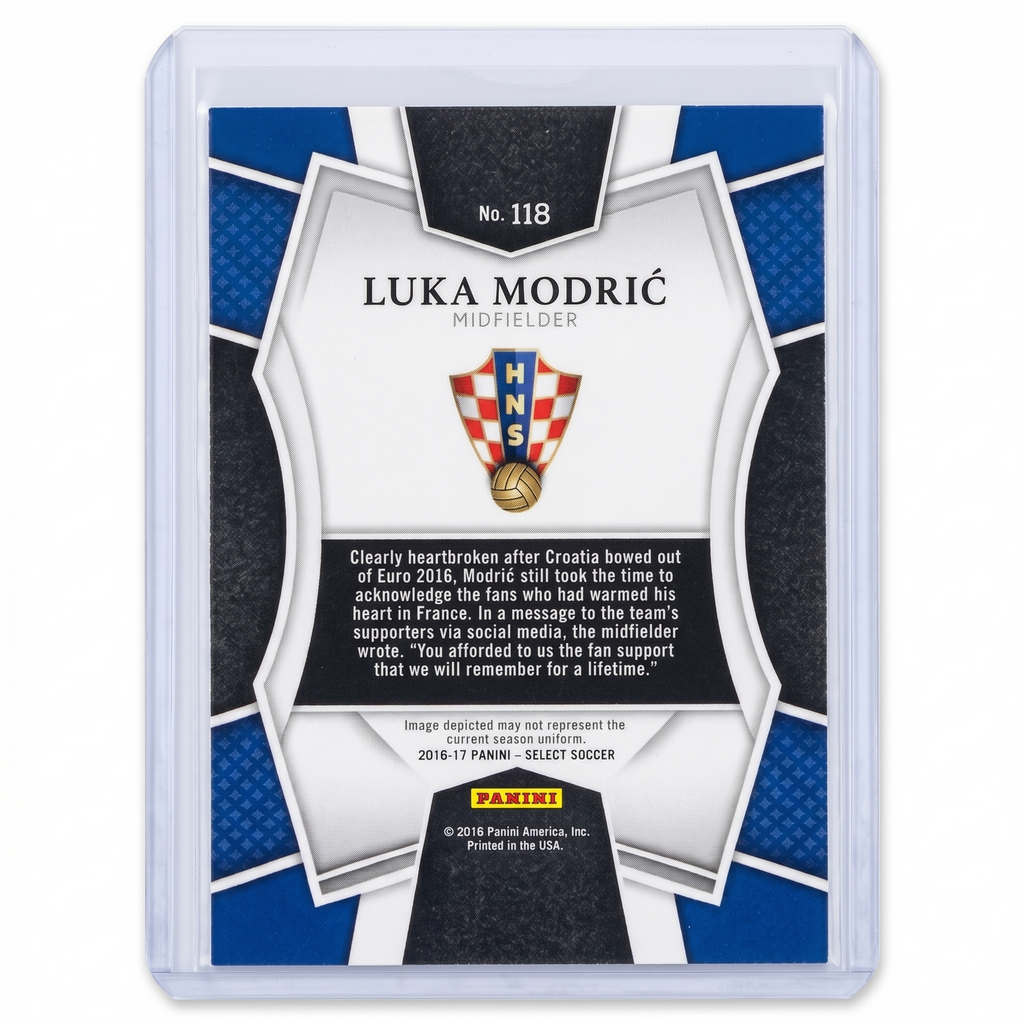 2016-17 Panini Select Luka Modric Multi Color Mezzanine #118