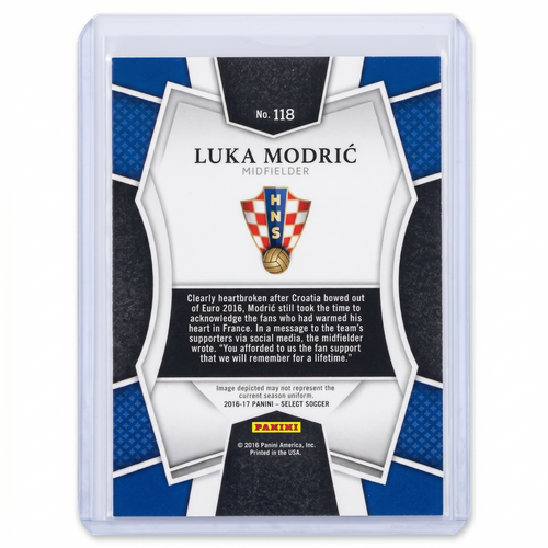 2016-17 Panini Select Luka Modric Multi Color Mezzanine #118