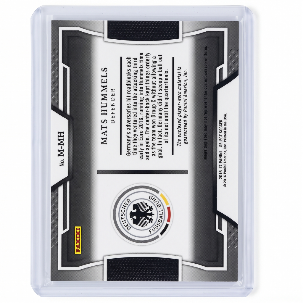 2016-17 Panini Select Mats Hummels Memorabilia JERSEY RELIC #M-MH