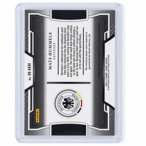 2016-17 Panini Select Mats Hummels Memorabilia JERSEY RELIC #M-MH