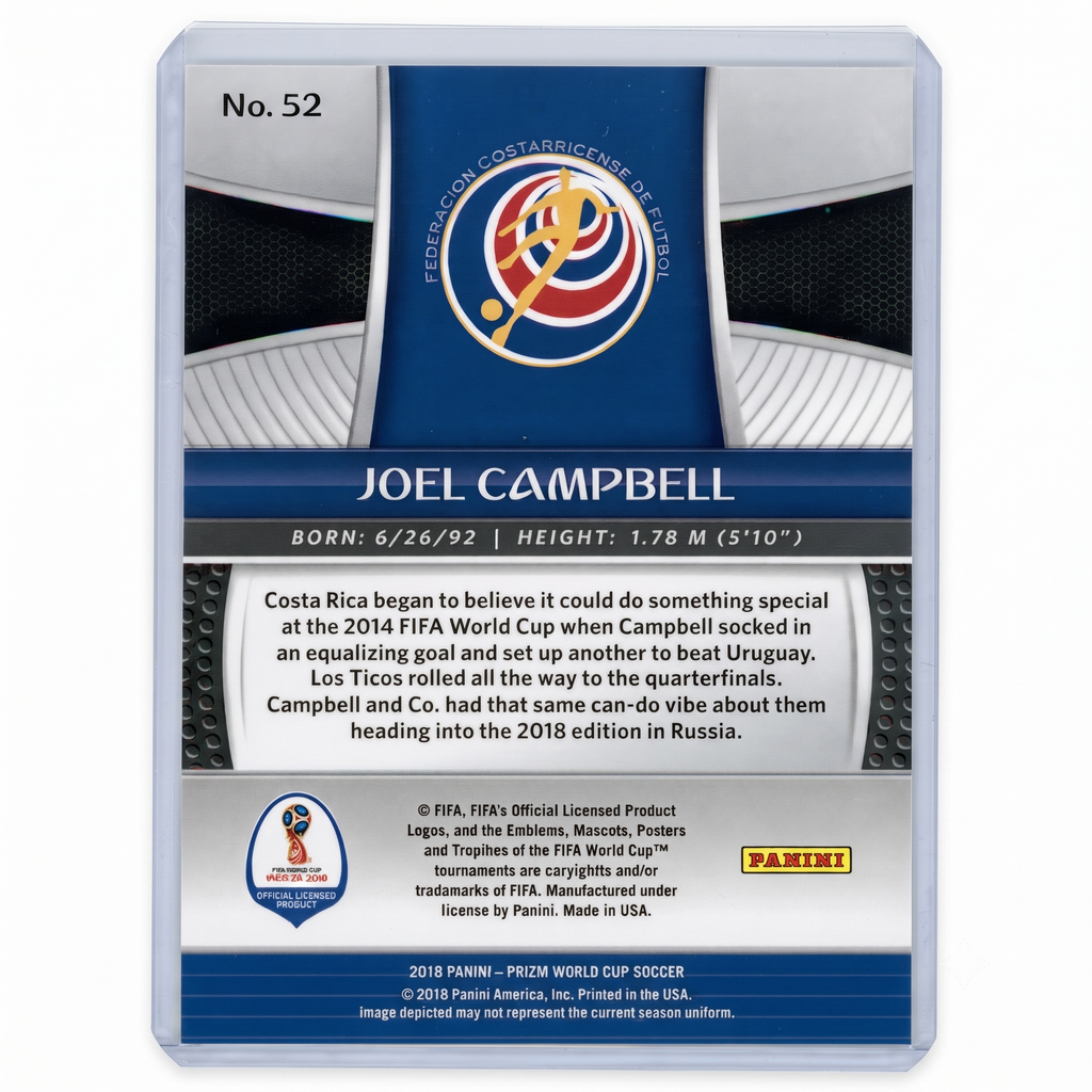 2018 Panini Prizm FWC Joel Campbell #52