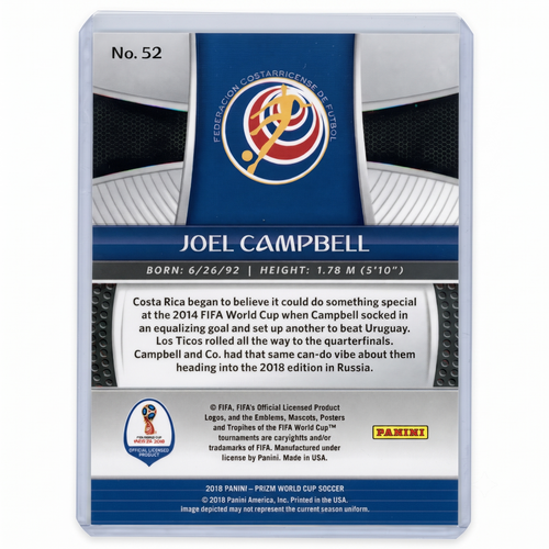 2018 Panini Prizm FWC Joel Campbell #52