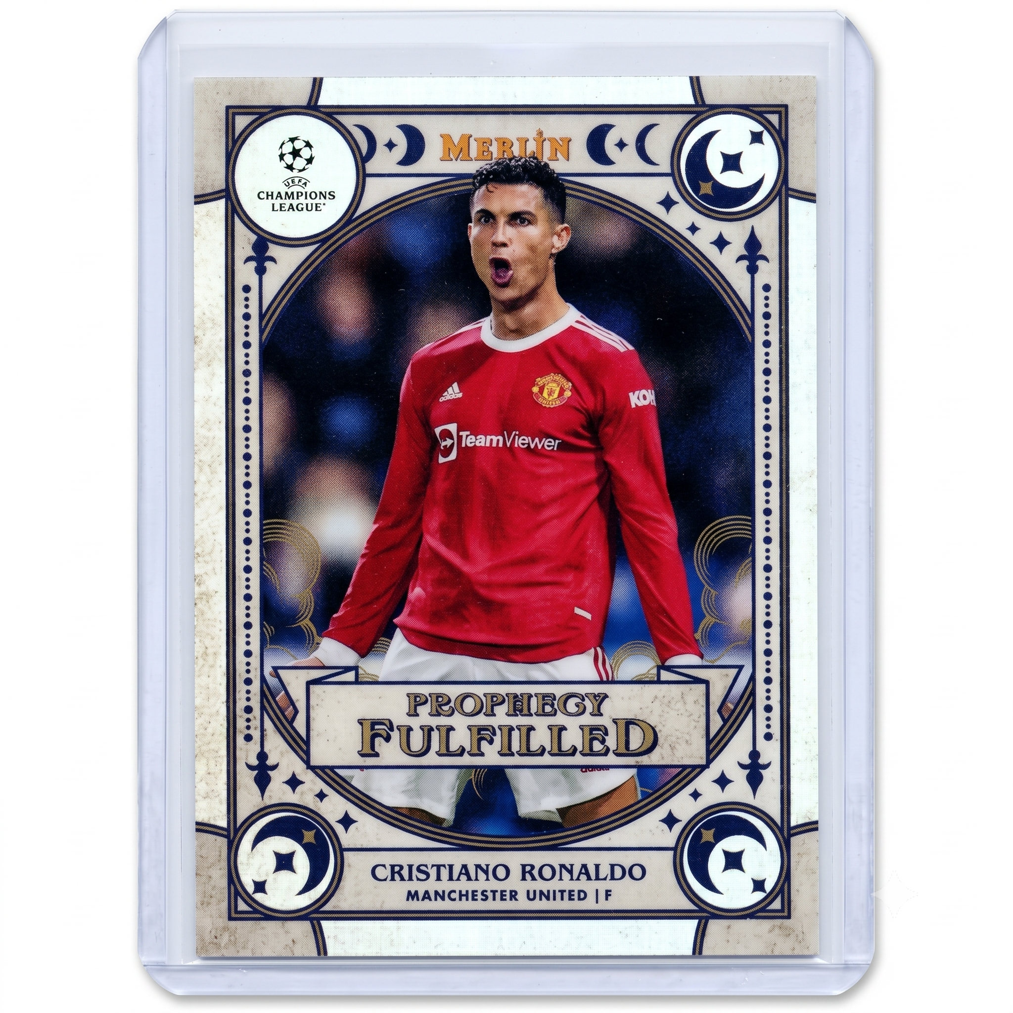 2021-22 Topps Merlin Collection Chrome UCL Cristiano Ronaldo Prophecy Fulfilled #PF-6