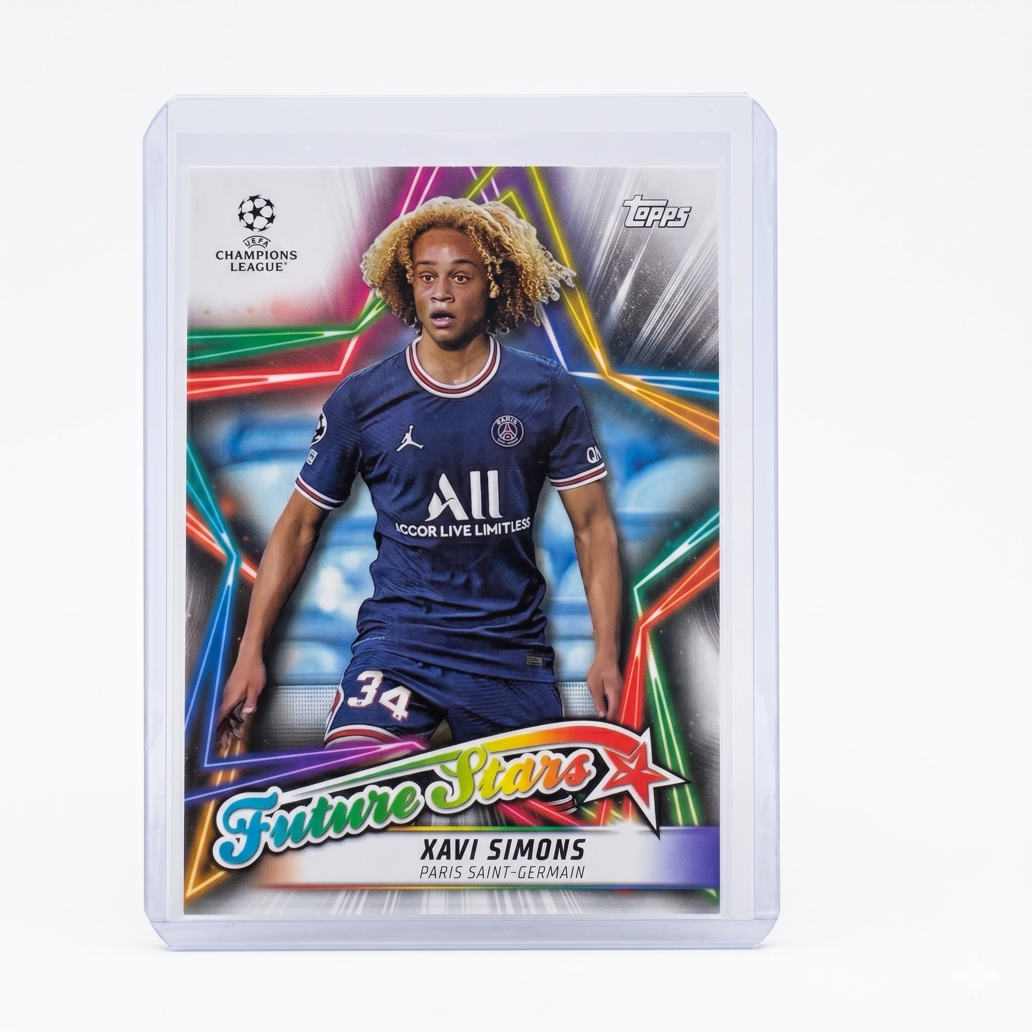 2021-22 Topps UEFA Future Stars Pink Xavi Simons #FS-06