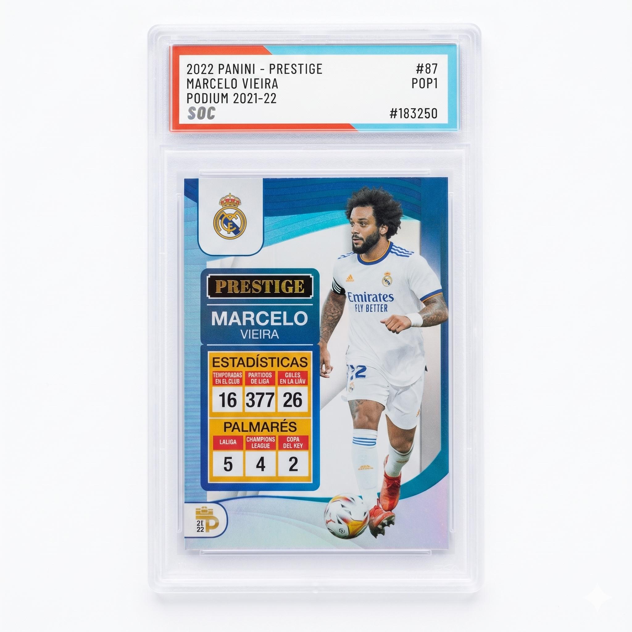 2022-23 Panini Prestige MARCELO VIEIRA Podium 2021-22 #87
