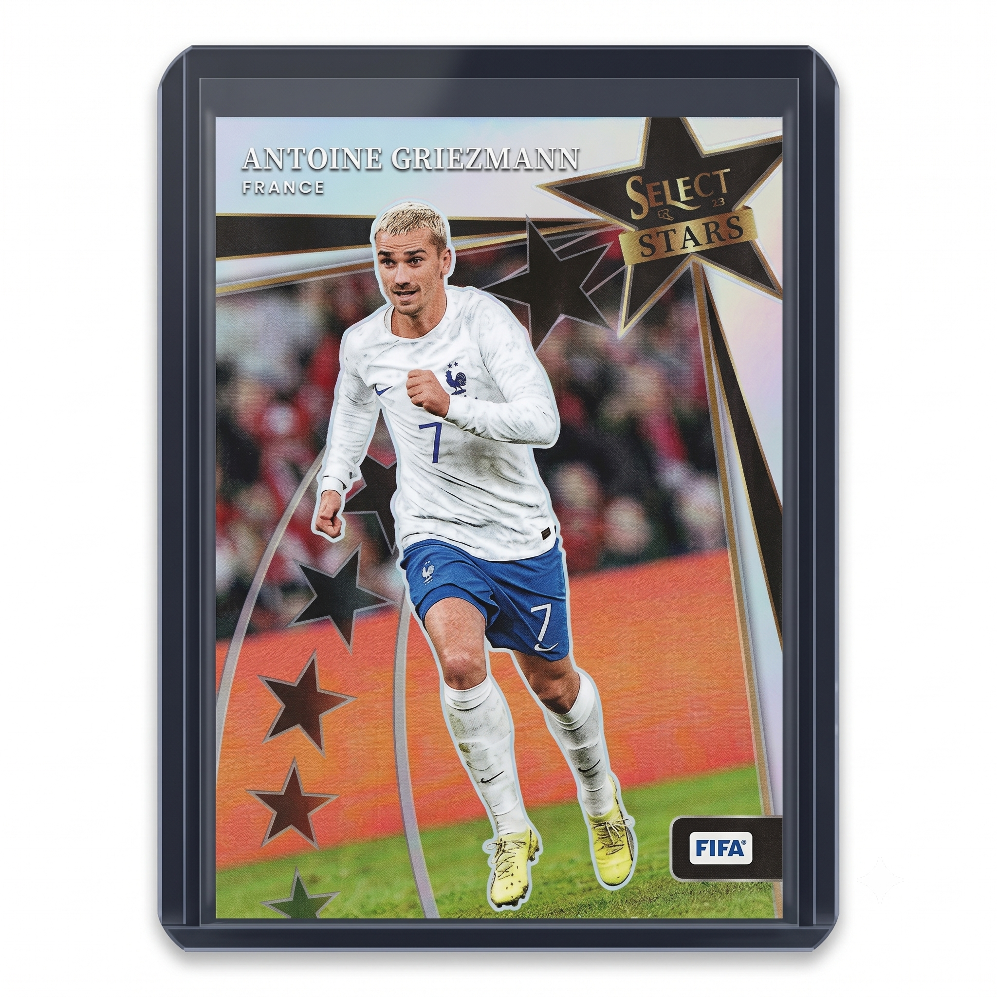 2022-23 Panini Select FIFA Antoine Griezmann Select Stars Silver Prizm #6
