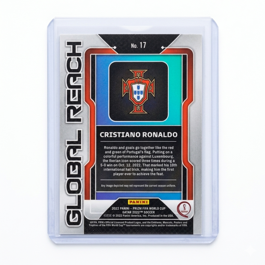 2022 Panini Prizm FWC22 Cristiano Ronaldo Global Research #17