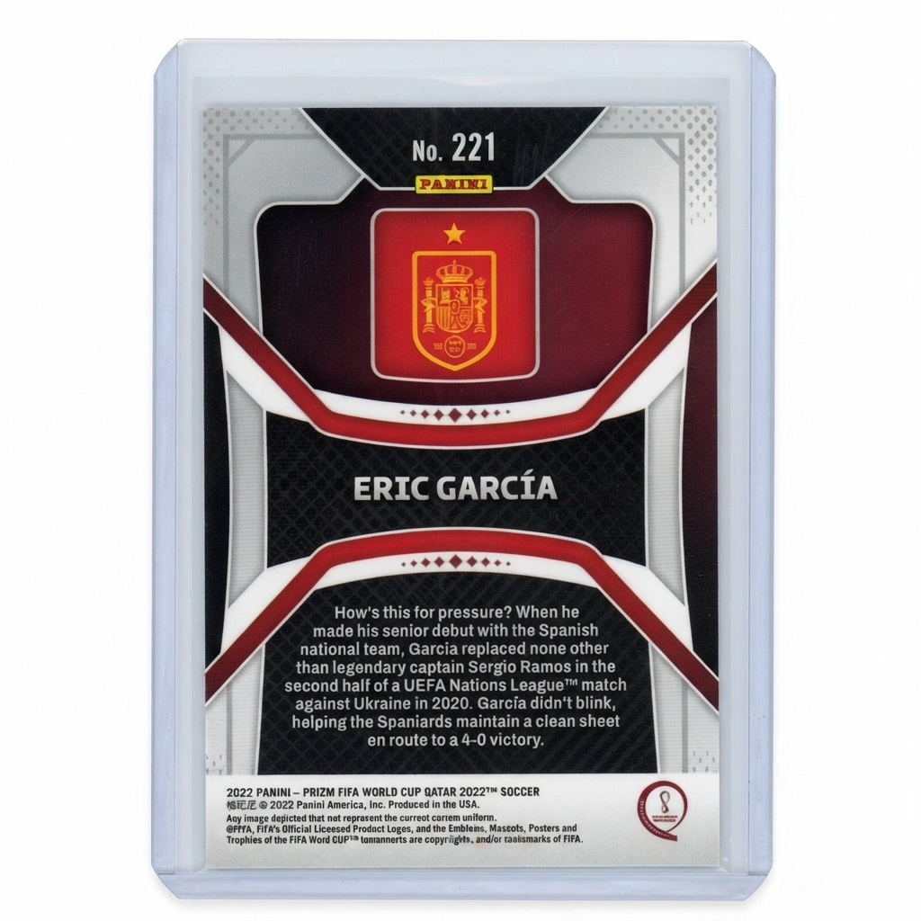2022 Panini Prizm FWC QATAR22 Eric García #221
