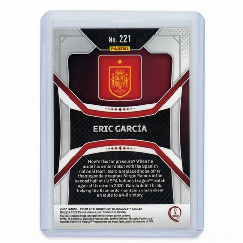 2022 Panini Prizm FWC QATAR22 Eric García #221