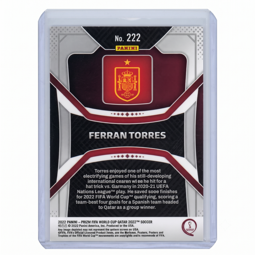 2022 Panini Prizm FWC QATAR22 Ferran Torres #222