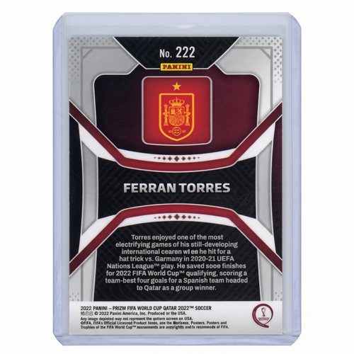 2022 Panini Prizm FWC QATAR22 Ferran Torres #222