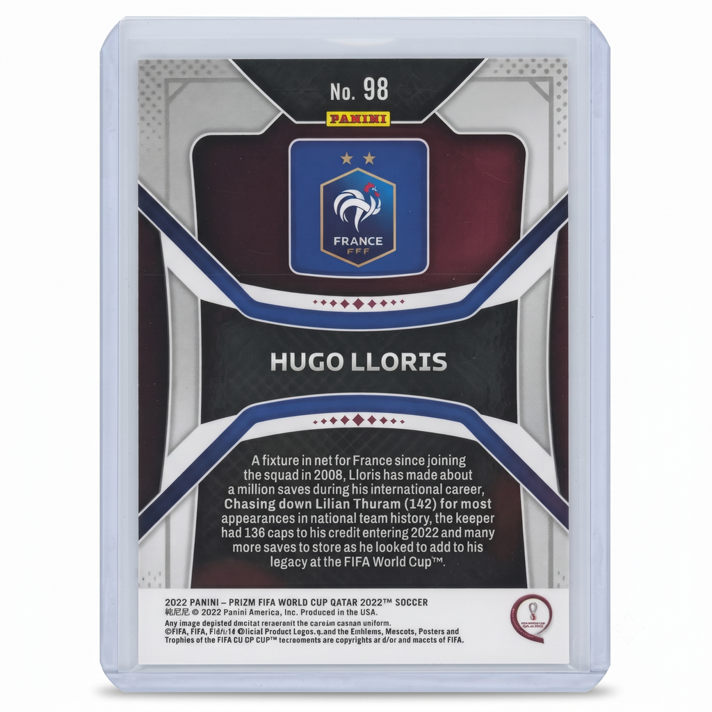 2022 Panini Prizm FWC QATAR22 Hugo Lloris #98