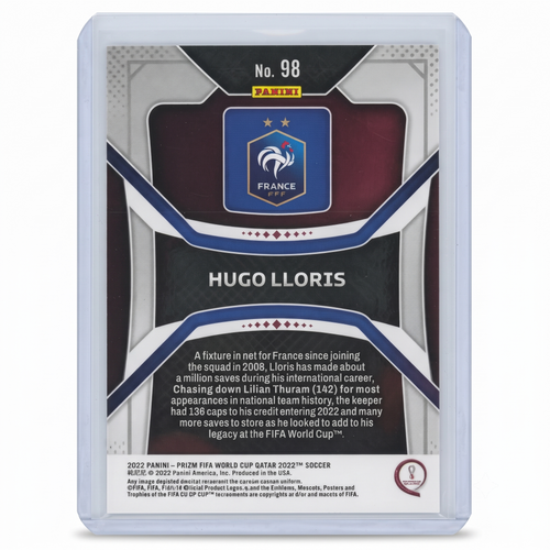 2022 Panini Prizm FWC QATAR22 Hugo Lloris #98