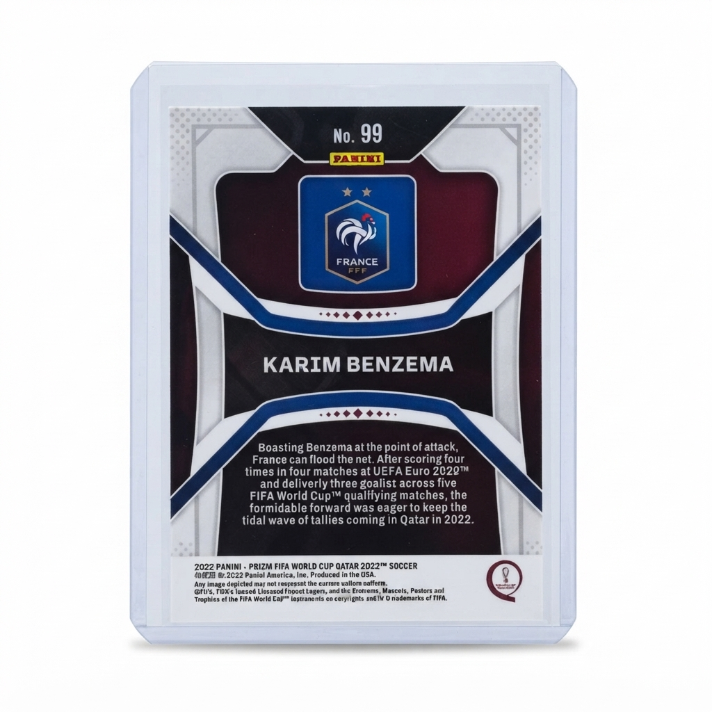 2022 Panini Prizm FWC QATAR22 Karim Benzema #99