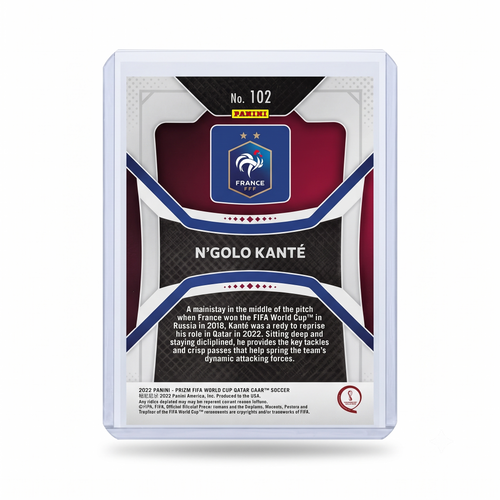 2022 Panini Prizm FWC QATAR22 N´Golo Kante #102