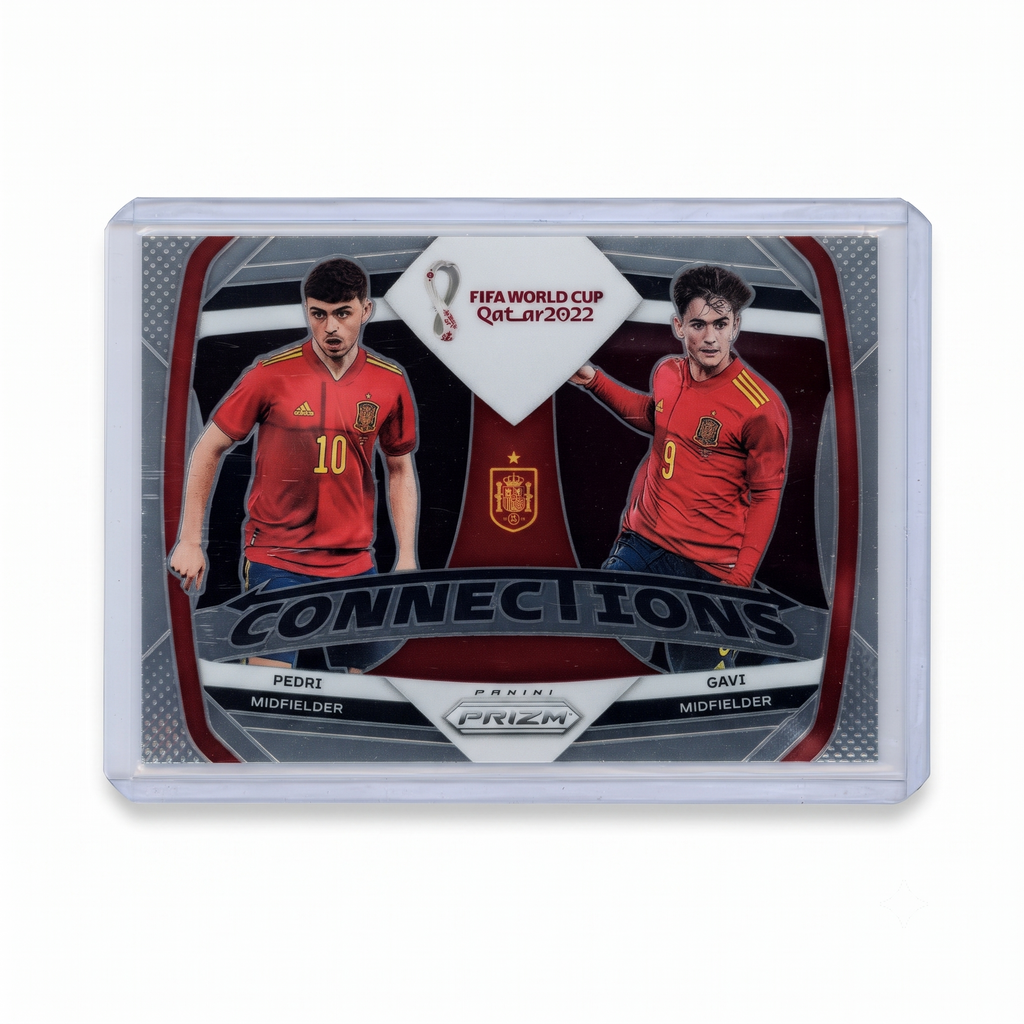 2022 Panini Prizm FWC QATAR22 Pedri & Gavi Connections #9
