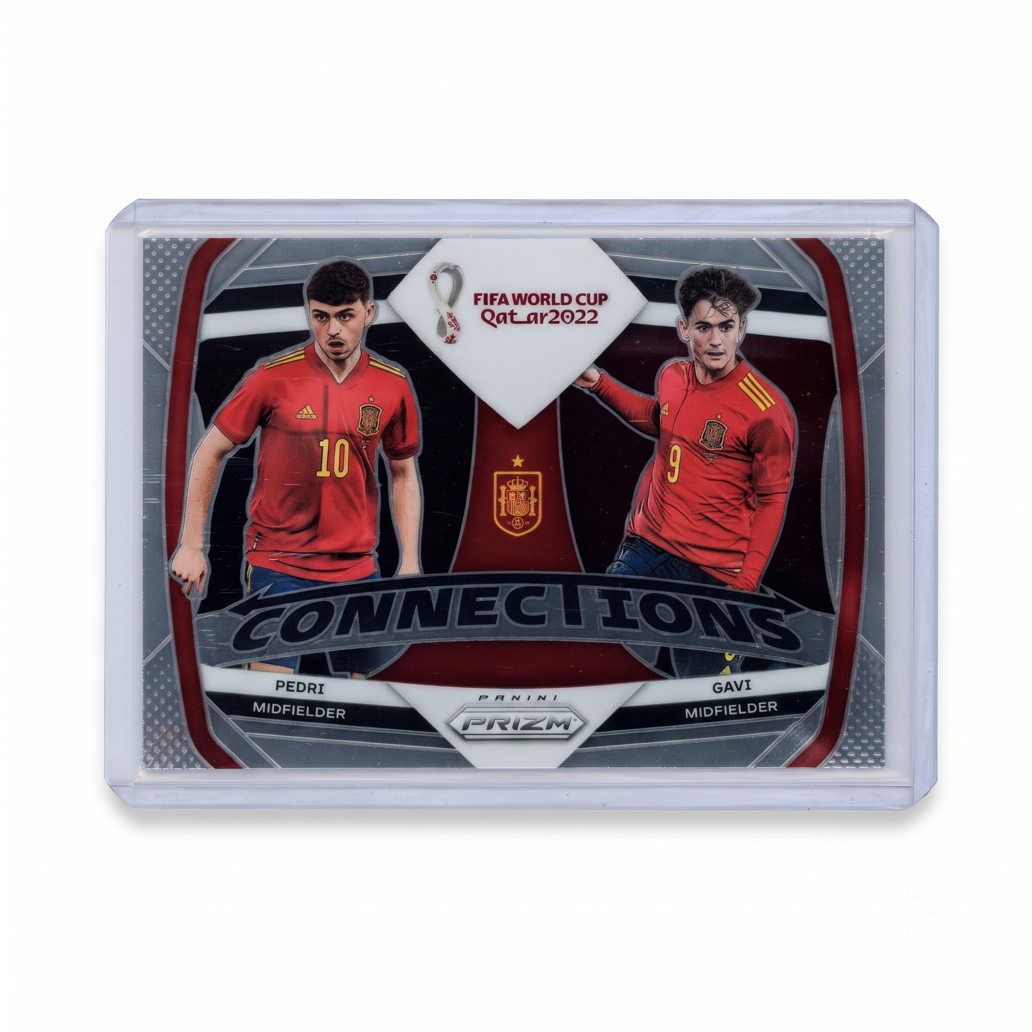 2022 Panini Prizm FWC QATAR22 Pedri & Gavi Connections #9