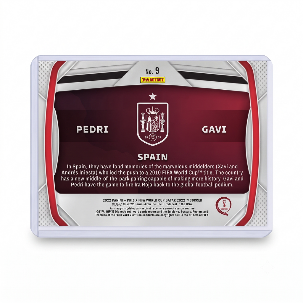 2022 Panini Prizm FWC QATAR22 Pedri & Gavi Connections #9