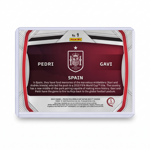 2022 Panini Prizm FWC QATAR22 Pedri & Gavi Connections #9