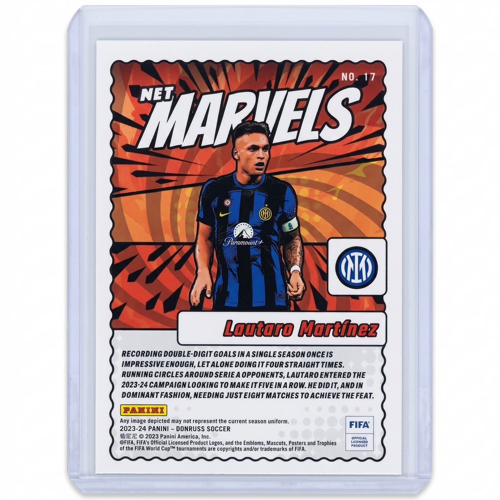 23-24 Panini Donruss FIFA Lautaro Martinez Net Marvels #17