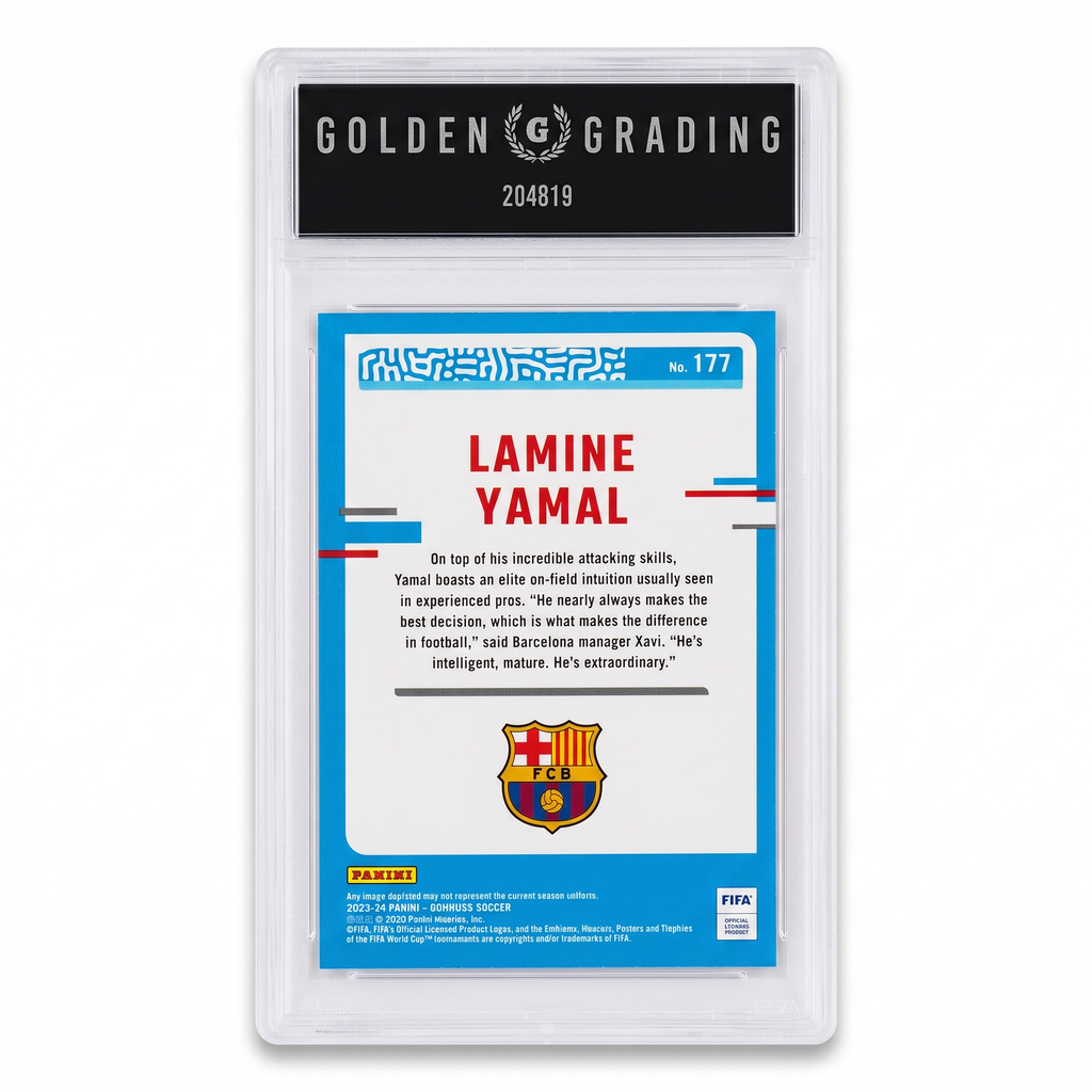 2023-24 Panini Donruss Rated Rookie#177 Lamine Yamal Rookie (RC) GG Mint 9