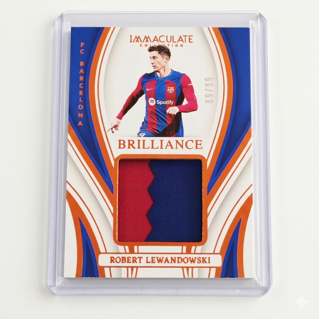 2023-24 Panini Immaculate Collection Brilliance Patch Robert Lewandowski 69/99 #BR-RL