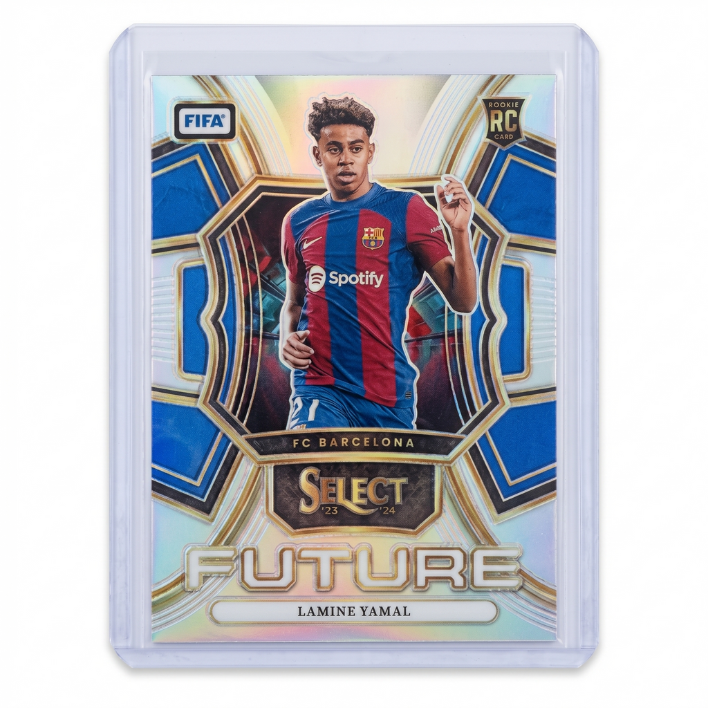 2023-24 Panini Select FIFA Lamine Yamal RC Future Silver Prizm #22