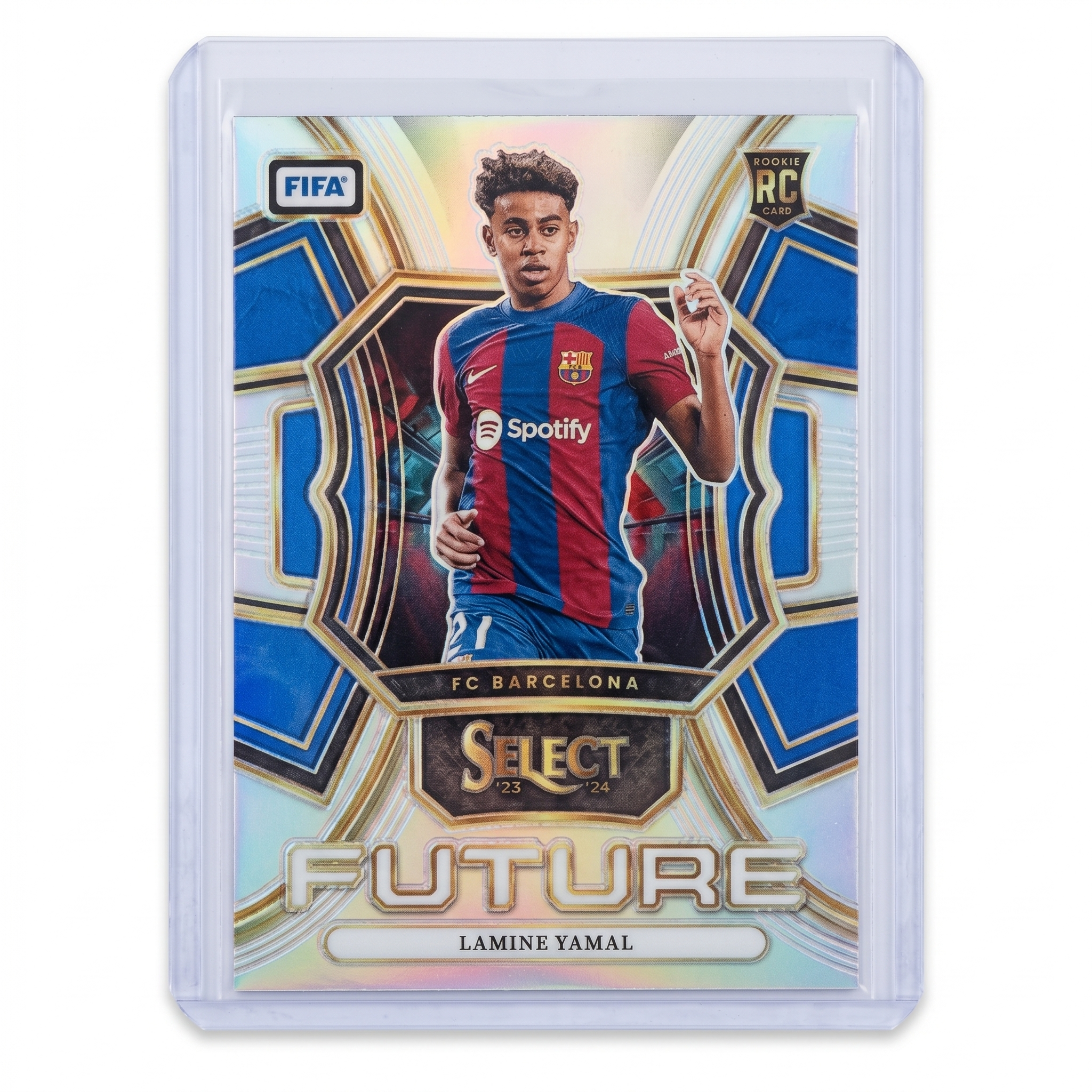 2023-24 Panini Select FIFA Lamine Yamal RC Future Silver Prizm #22