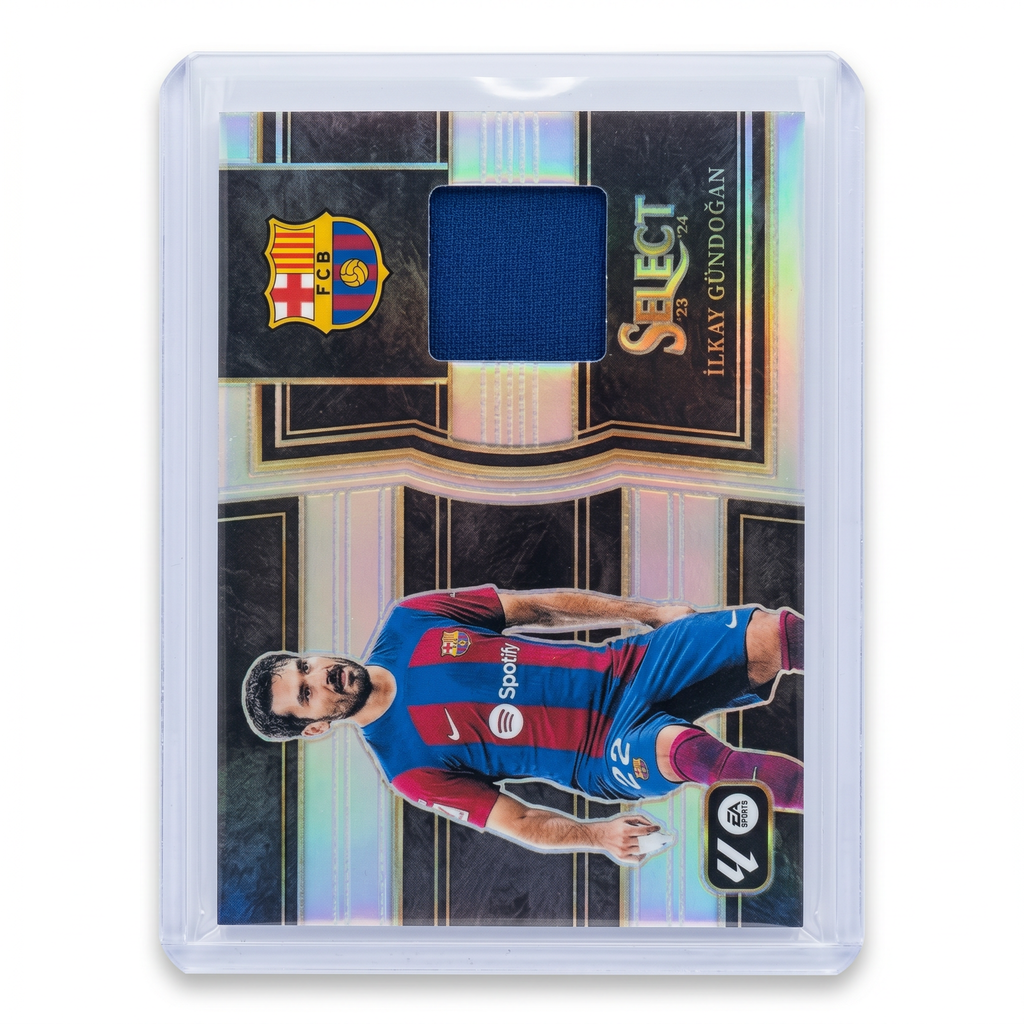 2023-24 Panini Select La Liga Ilkay Gundogan Silver Prizm Jersey  Patch #SM-IG