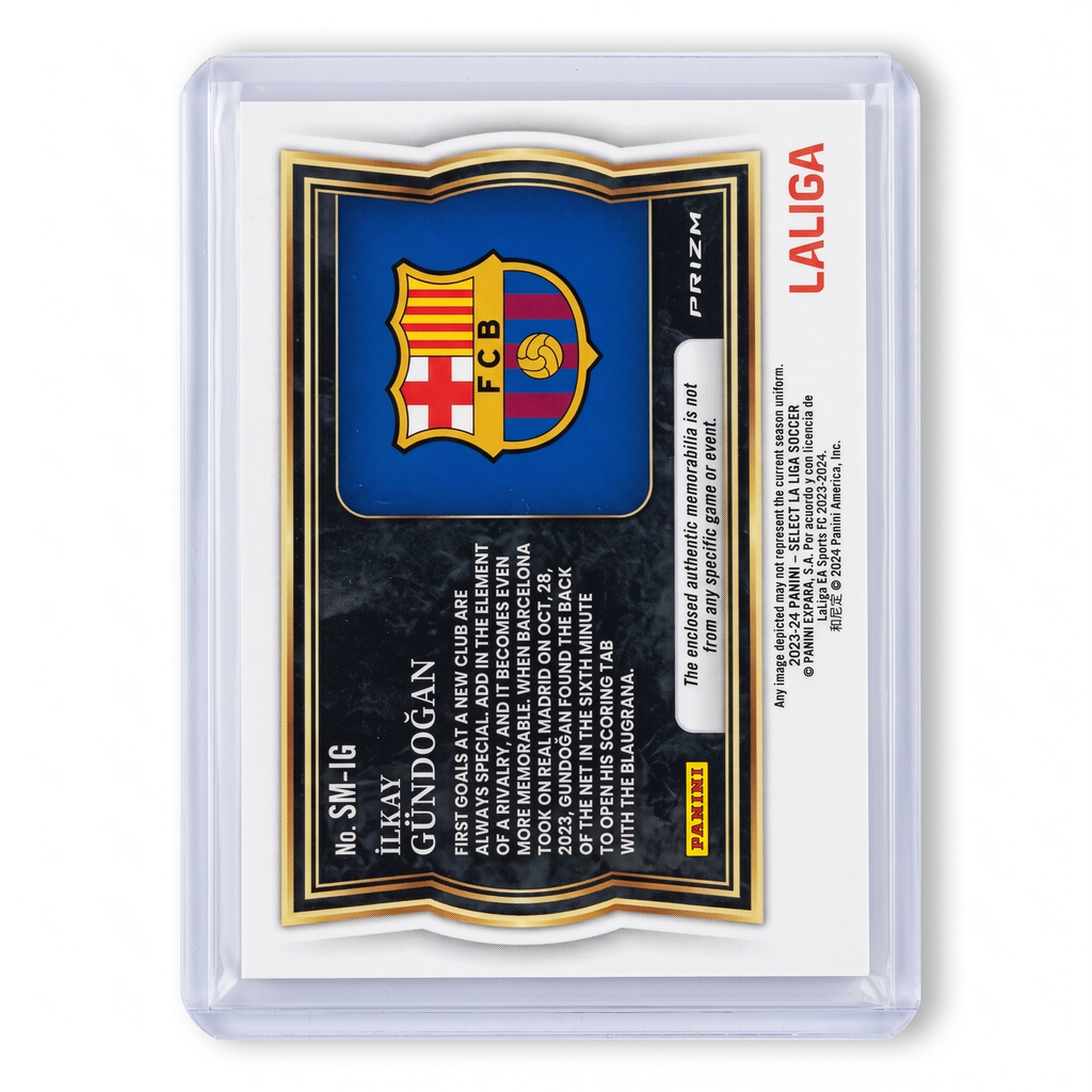 2023-24 Panini Select La Liga Ilkay Gundogan Silver Prizm Jersey  Patch #SM-IG