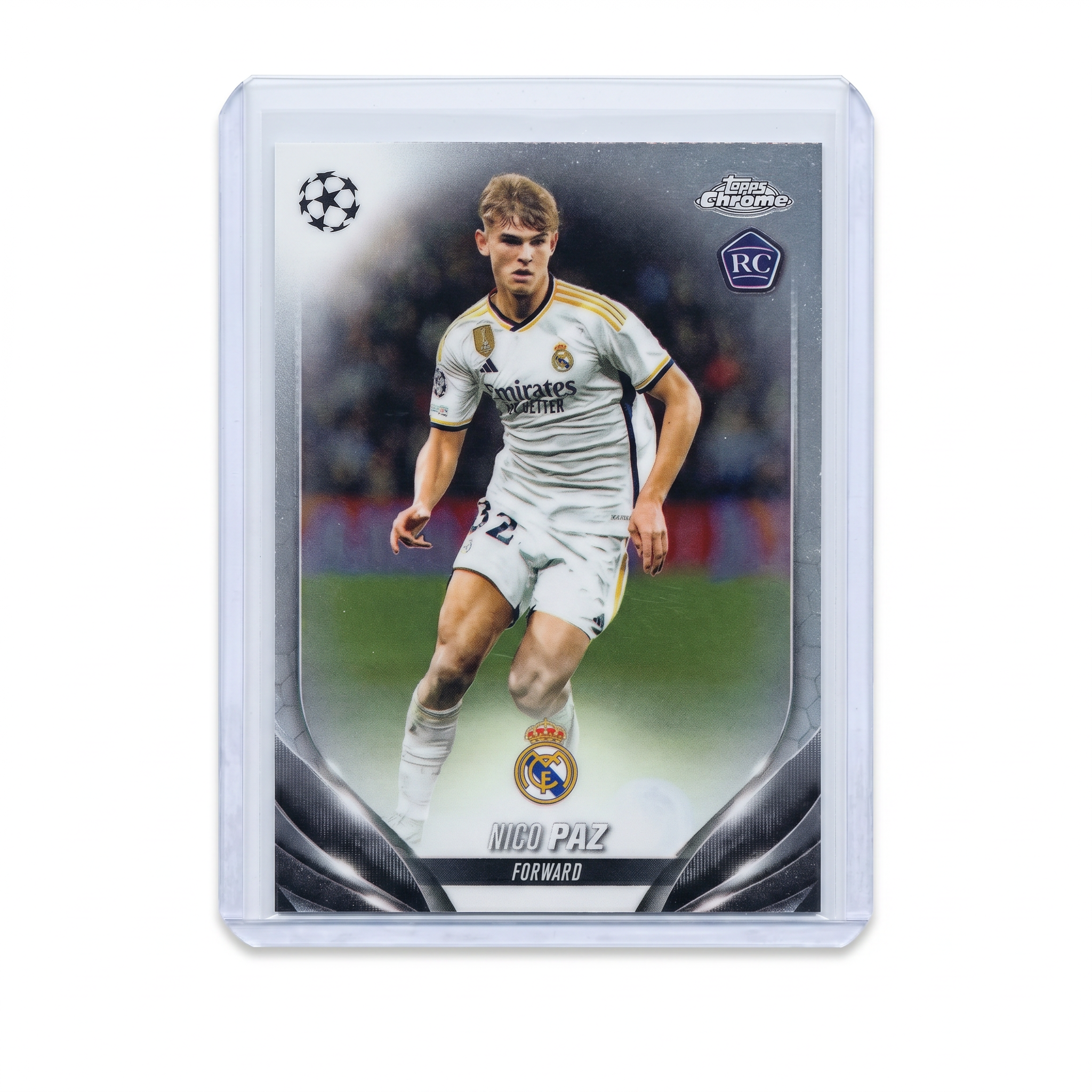 2023-24 Topps Chrome UEFA Club Competitions #66 Nico Paz RC