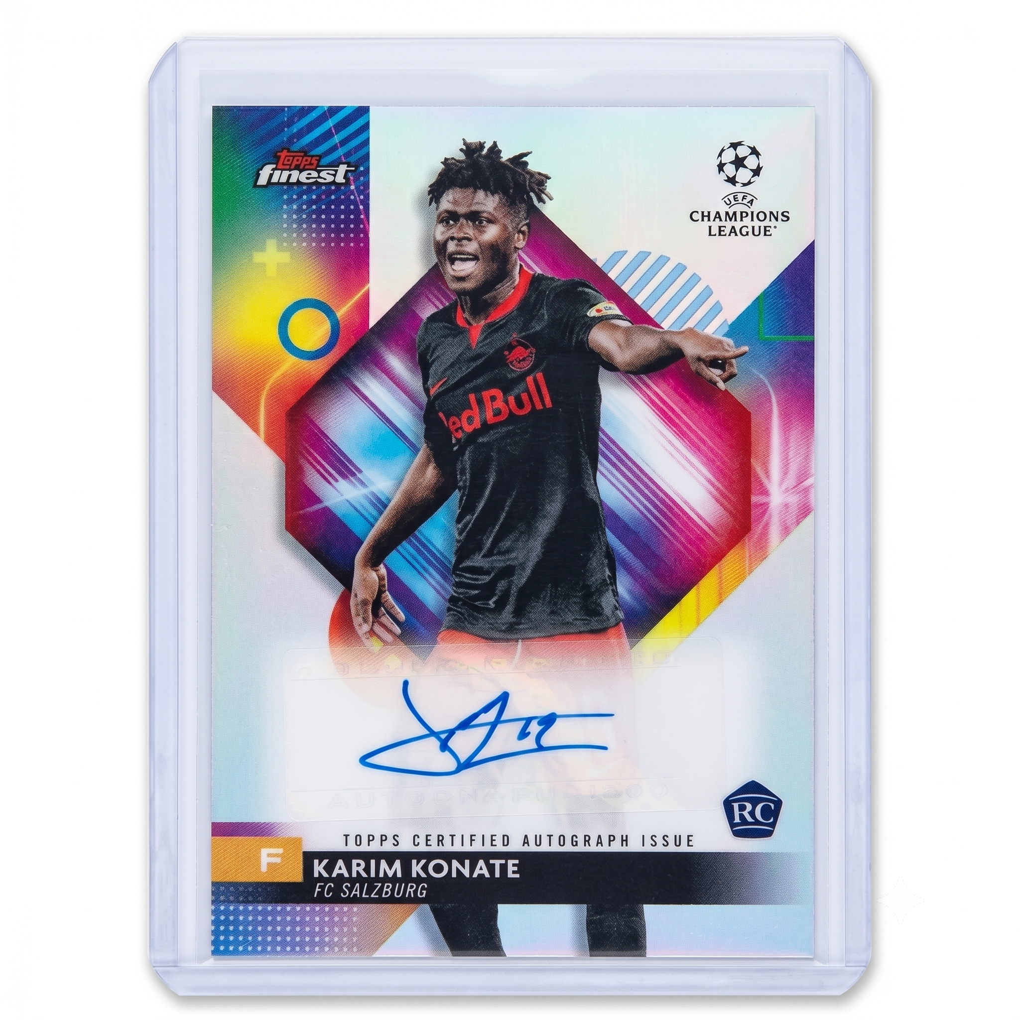23-24 Topps Finest UEFA Karim Konate RC Base Auto #A-KK