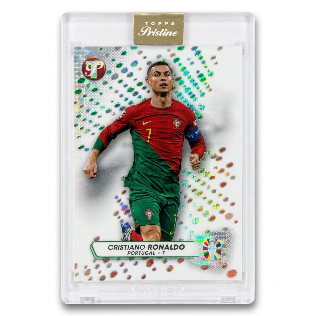 2023 Topps Road to UEFA EURO Cristiano Ronaldo Pristine #131