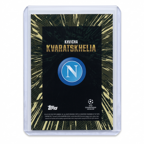 2023 Topps GOLD Whip Khvicha Kvaratskhelia Gold