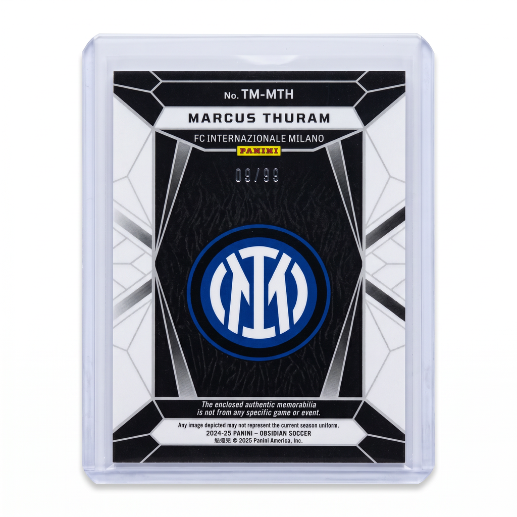 2024-25 Obsidian Trifecta ORANGE MARCUS THURAM  Milano Jersey Number 09/99