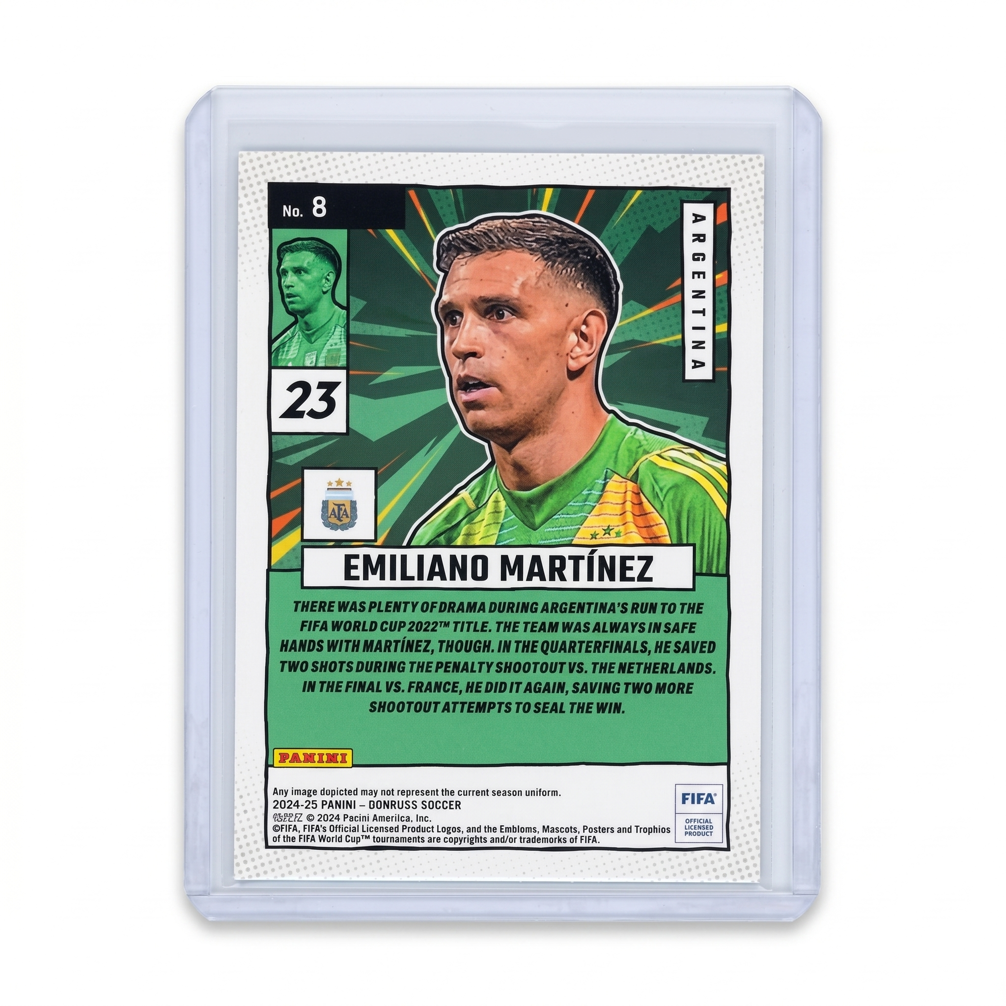 2024-25 Panini Donruss Emiliano Martinez Net Marvels #8