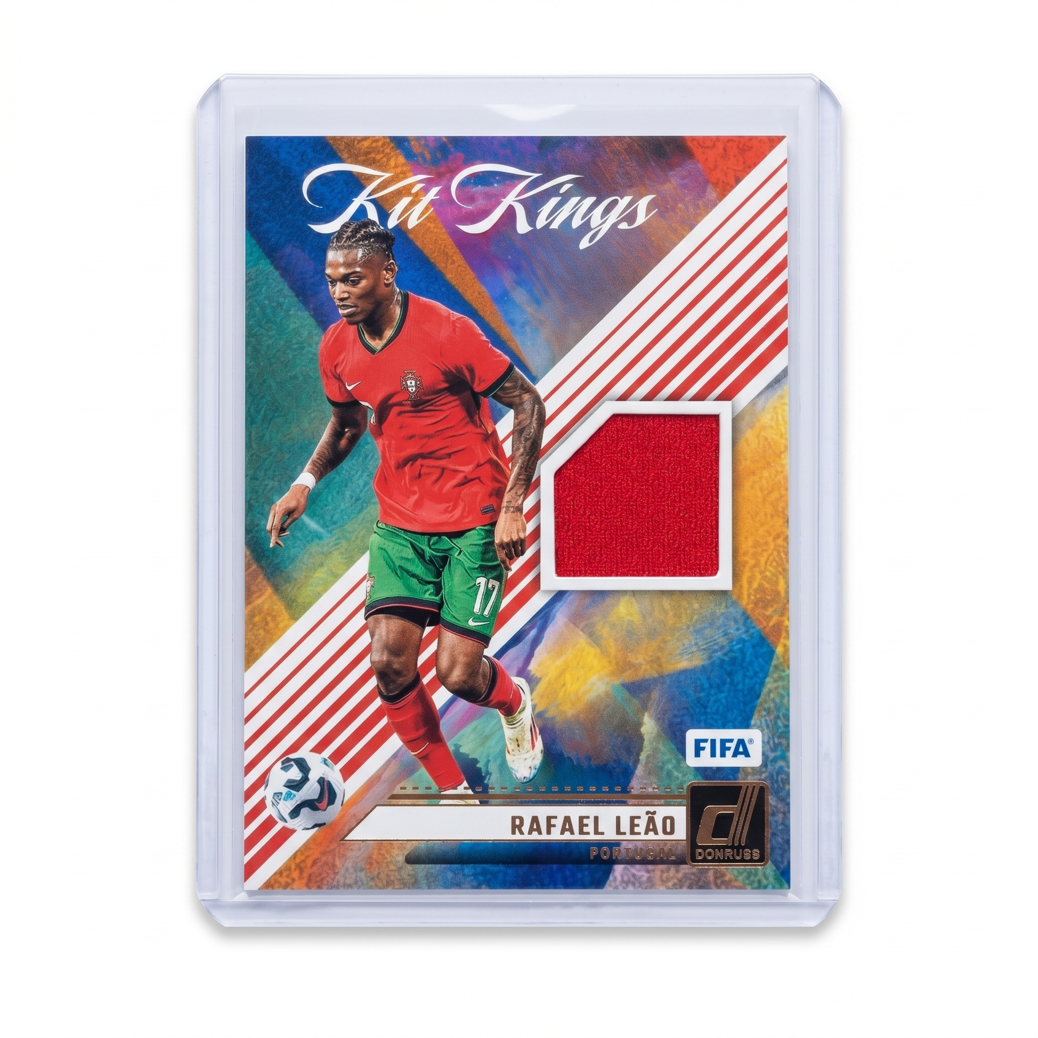 2024-25 Panini Donruss Rafael Leao Kit Kings Jersey Patch Portugal #KK-RL