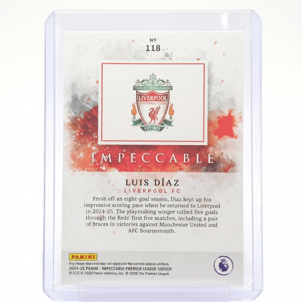 2024-25 Panini IMPECCABLE PL Luis Diaz 59/65 #118