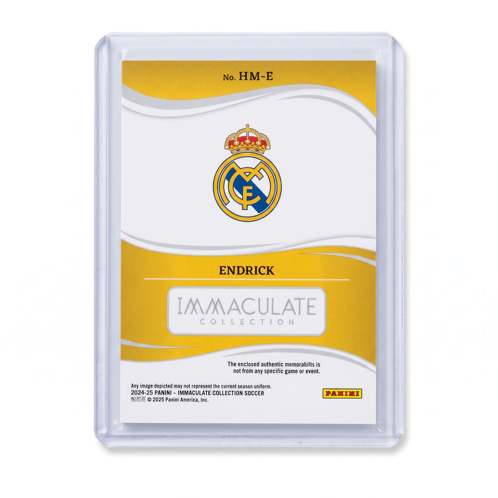 2024-25 Panini Immaculate Endrick Heralded Materials Patch 24/65 HM-E