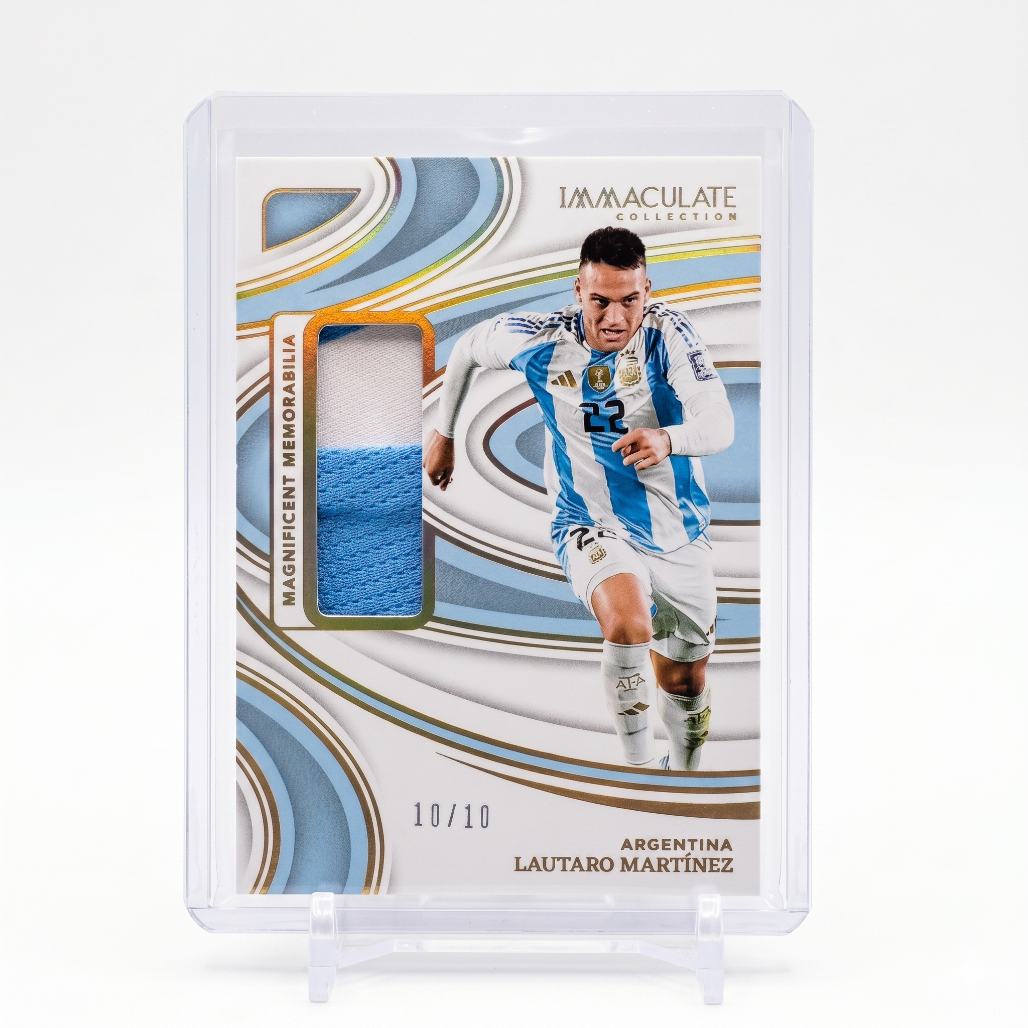 2024-25 Panini Immaculate LAUTARO MARTINEZ Gold Patch 10/10 ME-LM