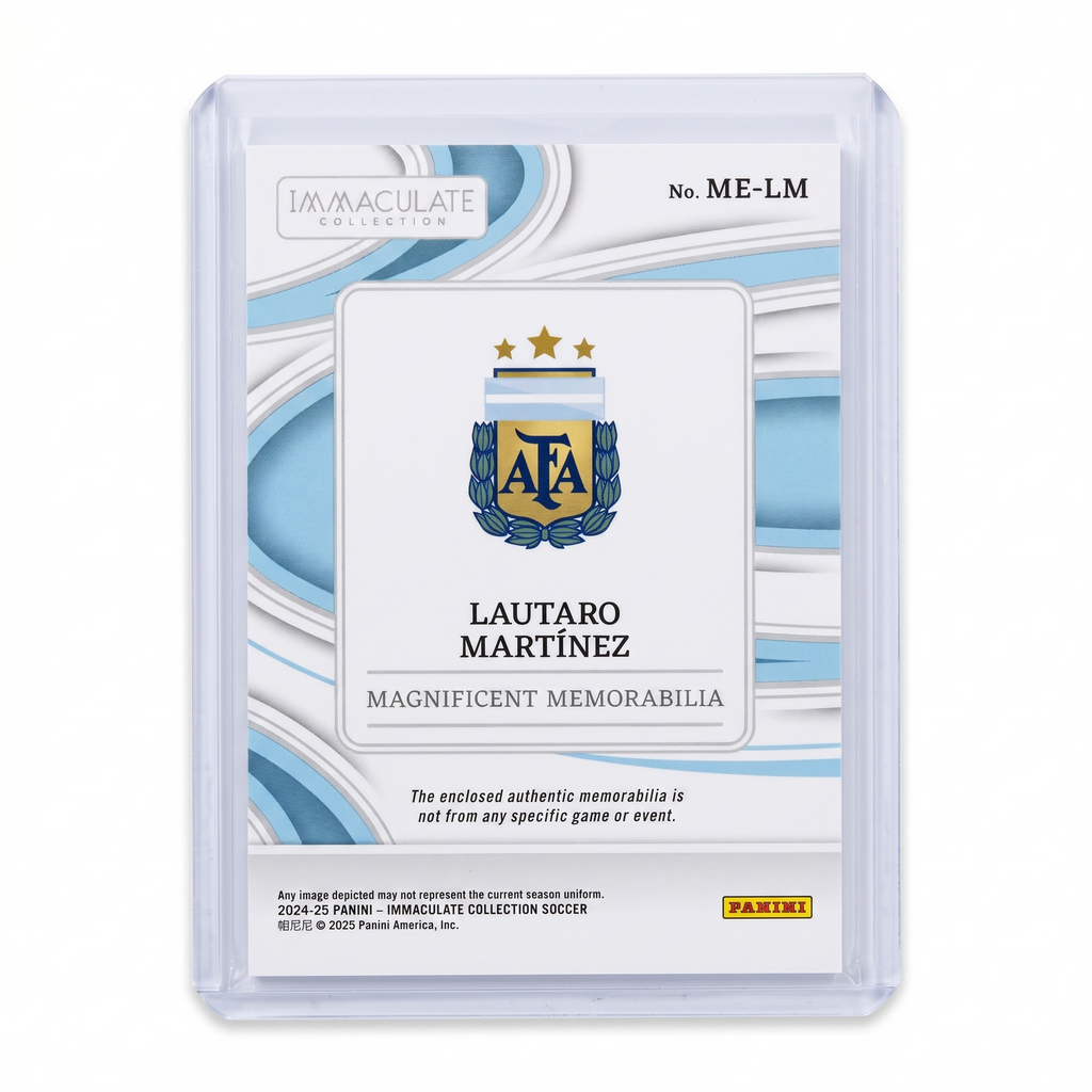 2024-25 Panini Immaculate LAUTARO MARTINEZ Gold Patch 10/10 ME-LM