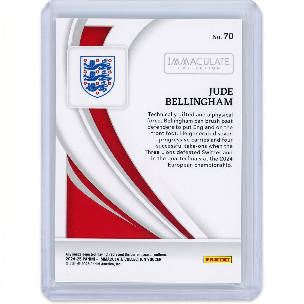2024-25 Panini Immaculate #70 Jude Bellingham Silver #31/40 England