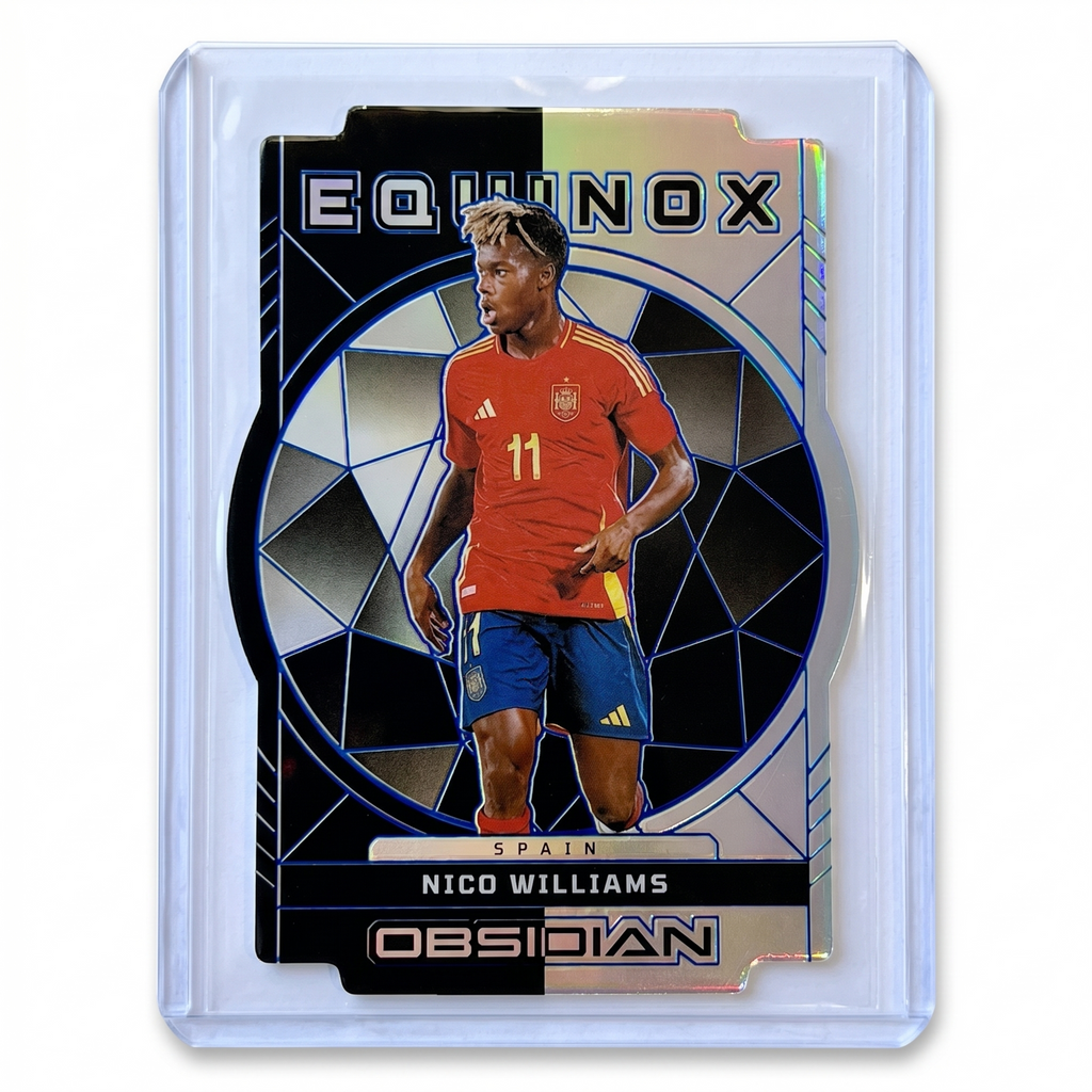 2024-25 Panini Obsidian Equinox Nico Williams Electric Etch Blue 05/25 #11