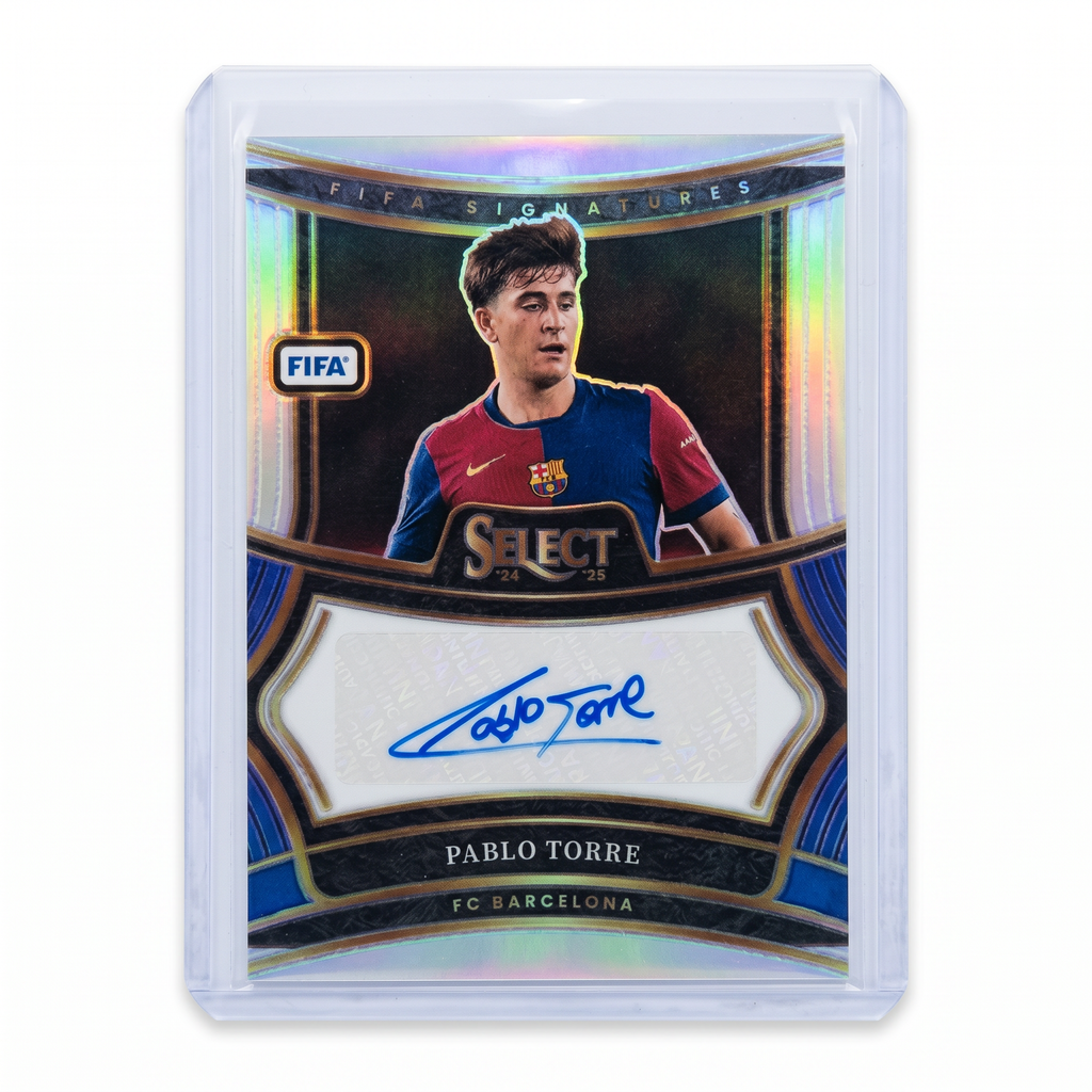 2024-25 Panini Select FIFA Pablo Torre Signatures Silver Auto #S-PT Barcelona