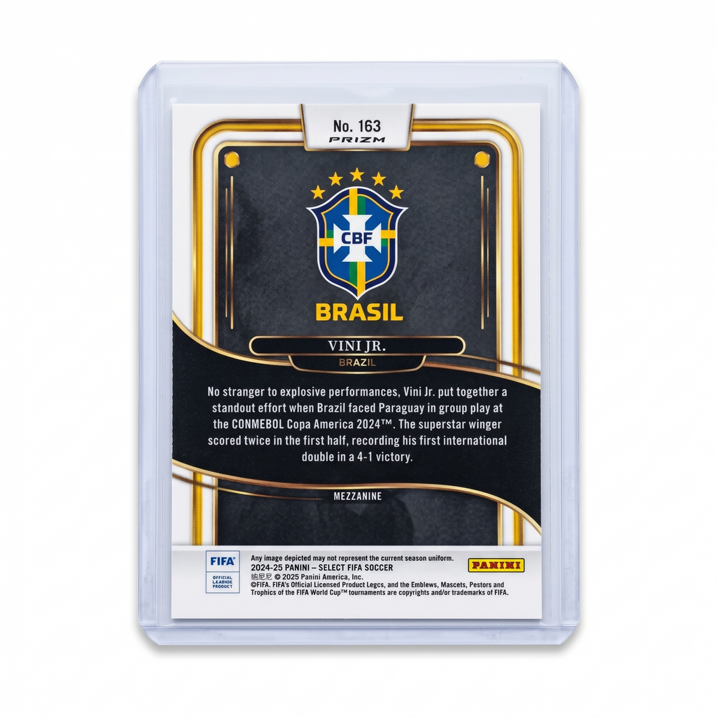 2024-25 Panini Select Fifa - Mezzanine Vinicius Junior Pandora Prizm #163